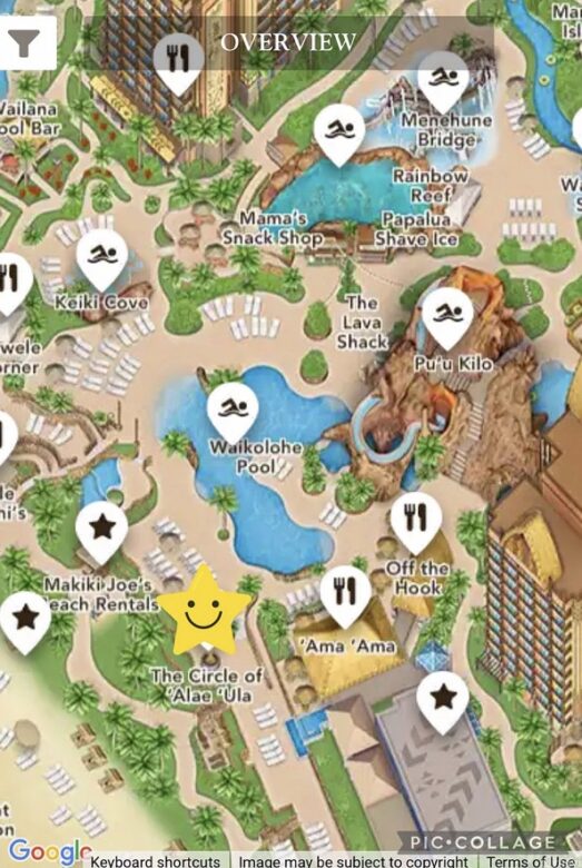 aulani map