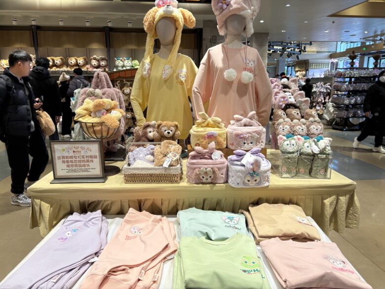 World of Disneyのダッフィグッズコーナー