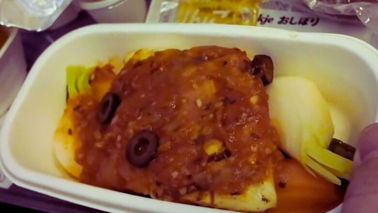 NZ機内食　ローファット１食目