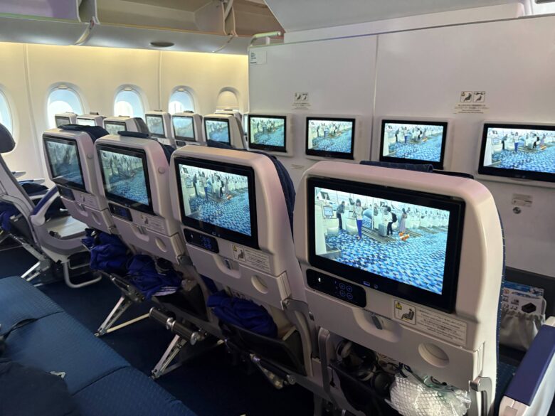 エコノミーの座席